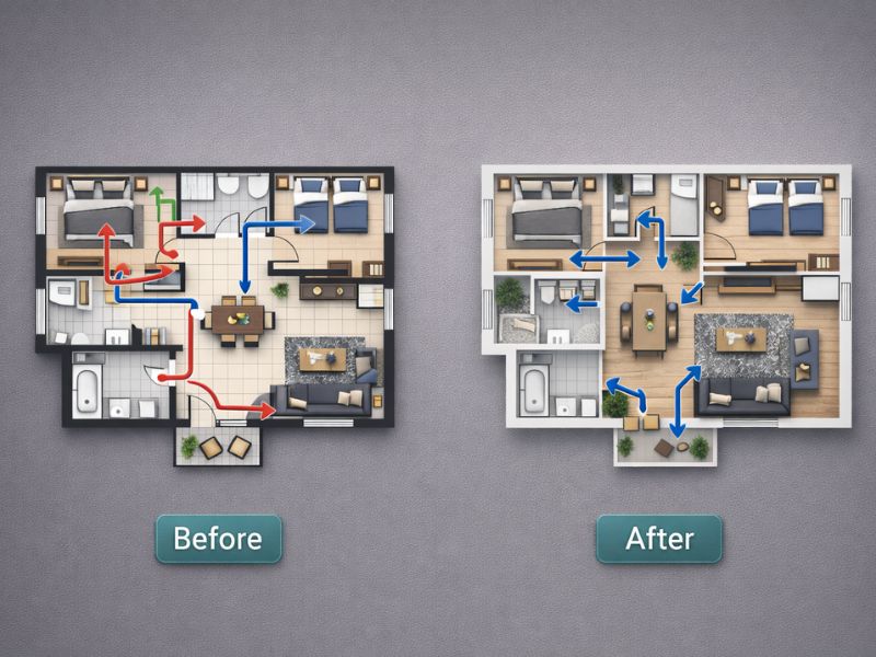 Smart space planning and layout design by Arts Of Edge