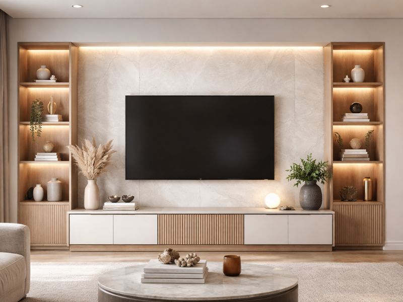 TV unit designed by Arts Of Edge